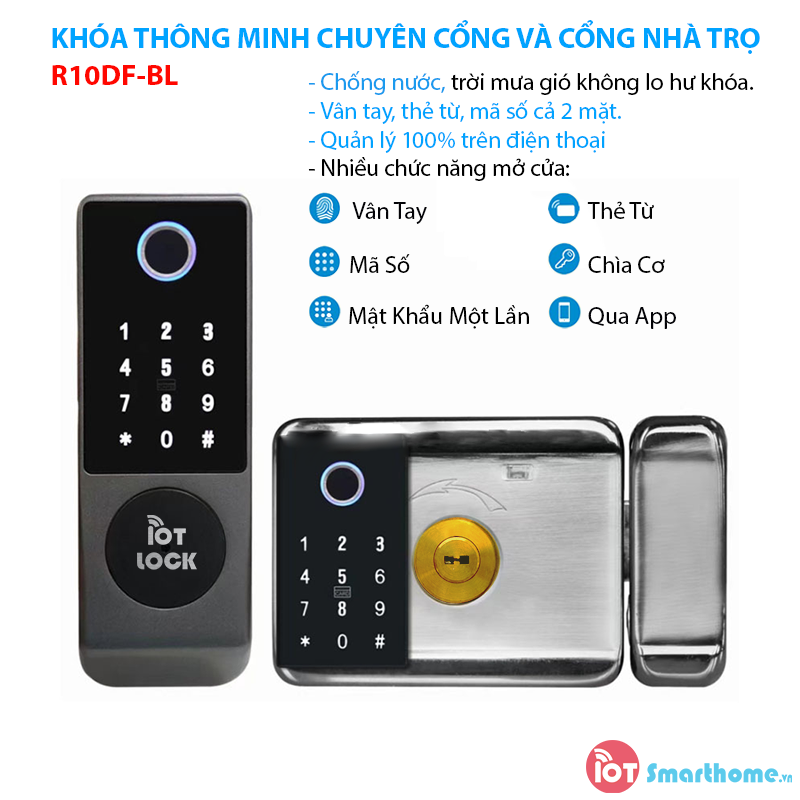 Khóa cổng IOT LOCK R10DF