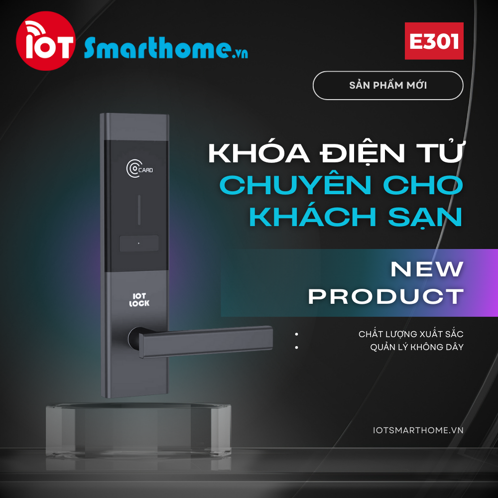 Khóa khách sạn IOT LOCK E301