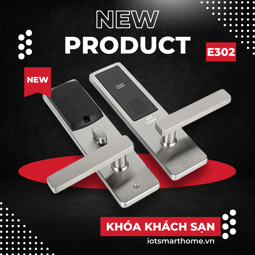 Khóa khách sạn IOT LOCK E302