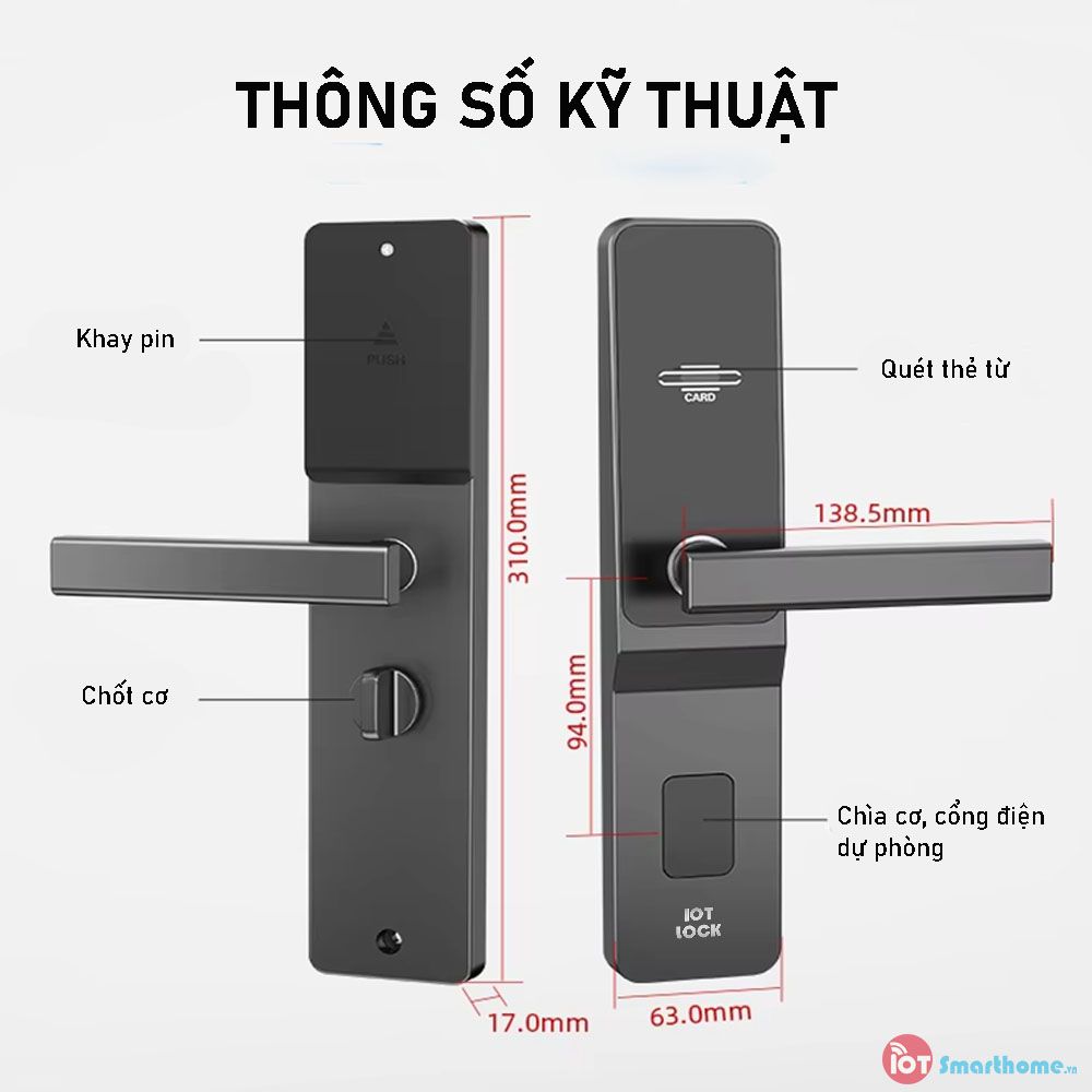 Khóa khách sạn IOT LOCK E304