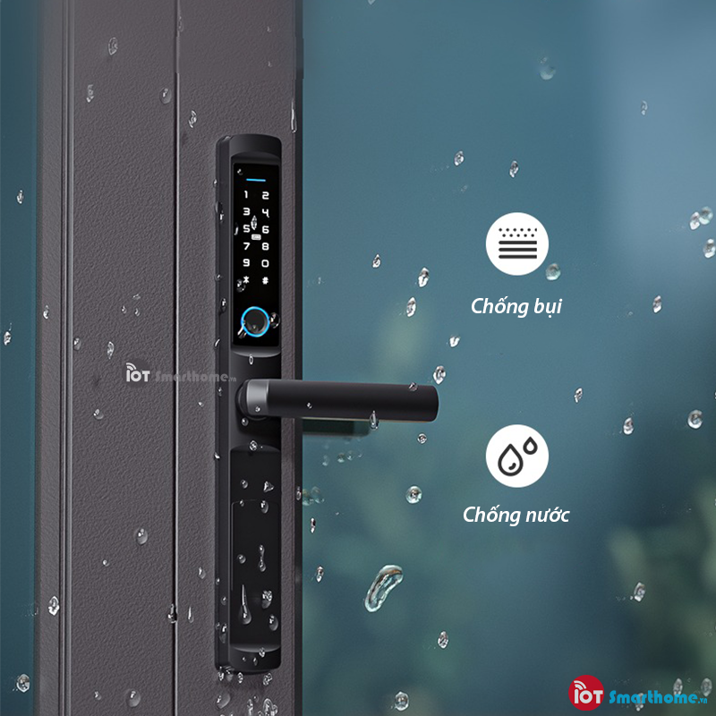 Khóa cửa nhôm IOT LOCK A2000-BL Wifi