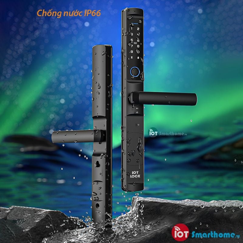 Khóa thông minh IOT LOCK A3100 lắp cửa nhôm