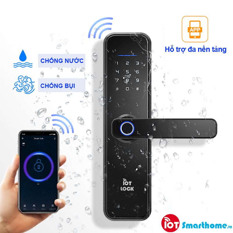 Khóa từ thông minh IOT LOCK R80BG Bluetooth