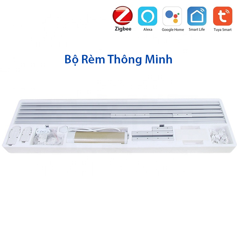 Bộ rèm thông minh điều khiển bằng app, hẹn giờ