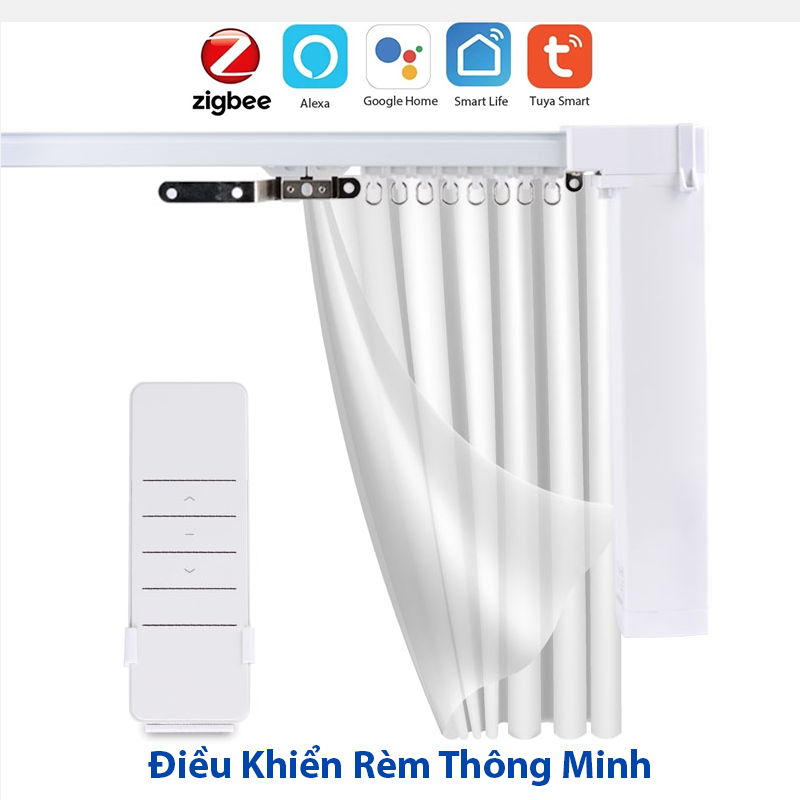 Bộ rèm thông minh cho cửa cong