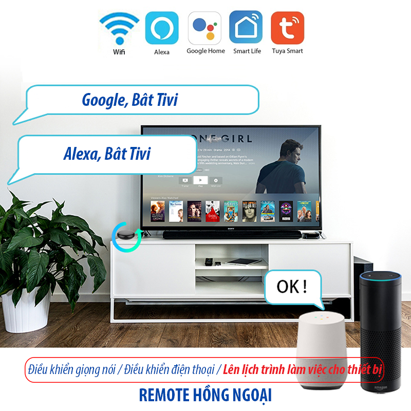 Bộ điều khiển hồng ngoại thông minh đa năng - phiên bản Wifi