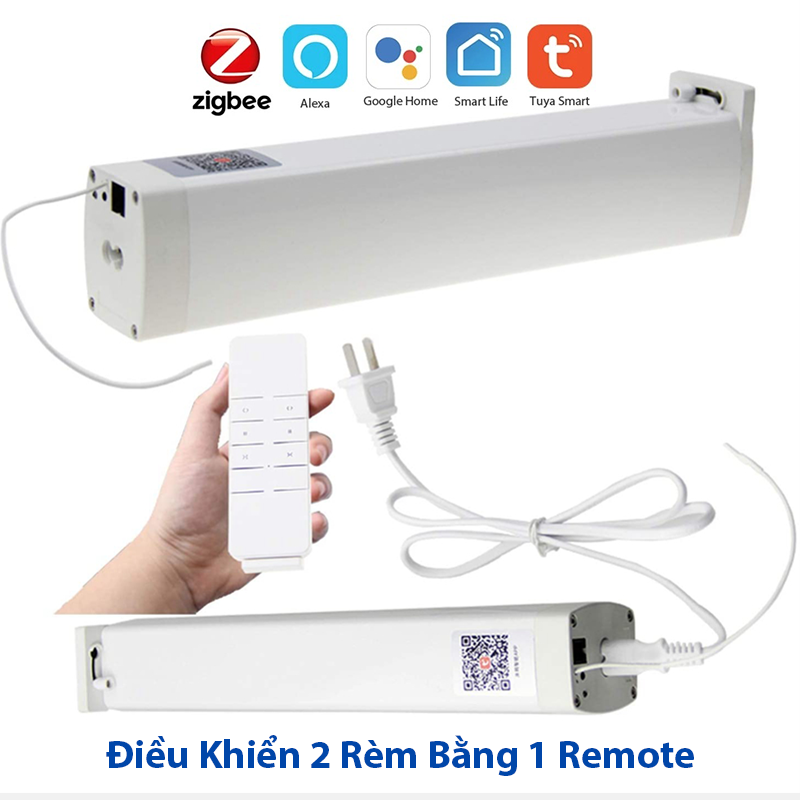 Bộ rèm thông minh cho cửa góc 90° và 135°