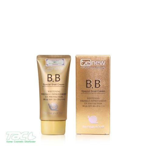 Kem nền BB che khuyết điểm BENEW Special Snail Cream 50ml