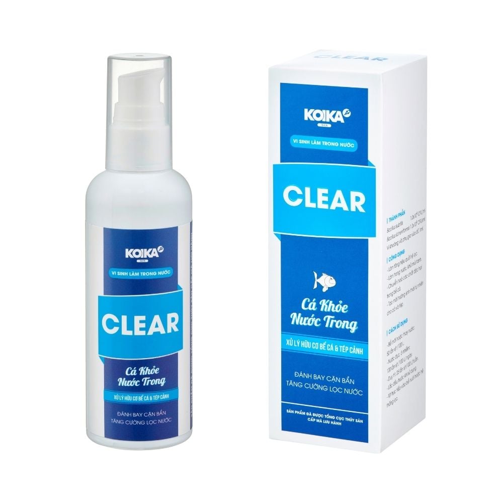 KOIKA CLEAR - Men vi sinh dạng lỏng xử lý nước – Men vi sinh cho cá KOIKA