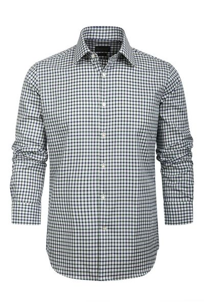  Áo sơ mi nam dài tay kẻ caro Slim fit chống nhăn 115123001 