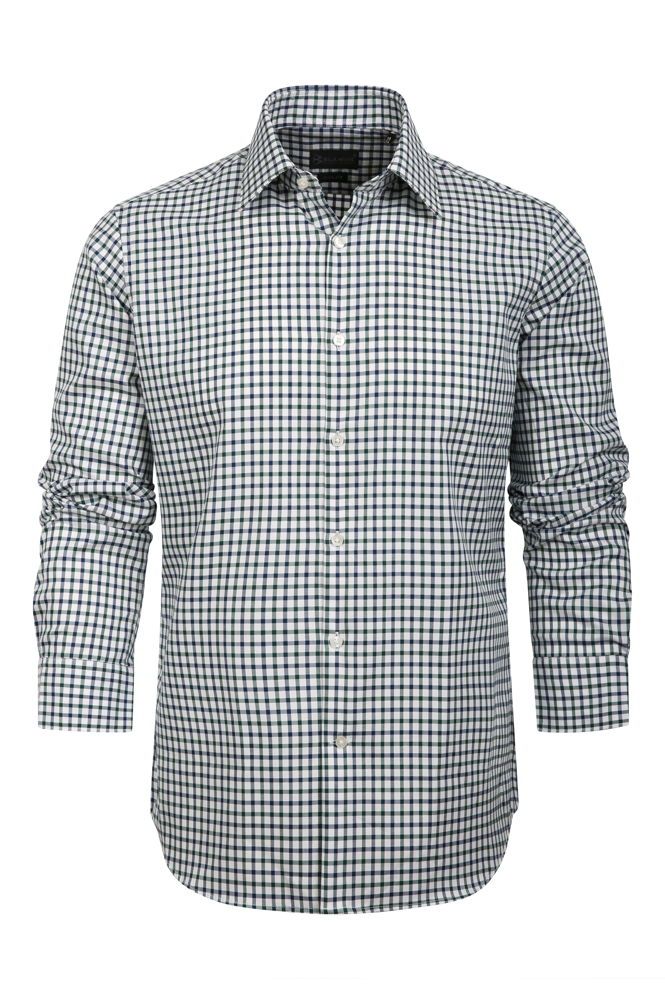  Áo sơ mi nam dài tay kẻ caro Slim fit chống nhăn 115123001 