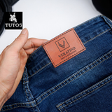  Quần jean xước nam JT01 - quần bò TUTO5 Menswear ống suông Slim fit 