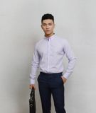  Áo sơ mi nam dài tay kẻ caro Slim fit chống nhăn TRISTAN462 