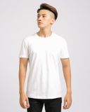  Áo thun ngắn tay nam AT03 - áo phông TUTO5 trơn basic cotton 4 chiều đen/trắng. 