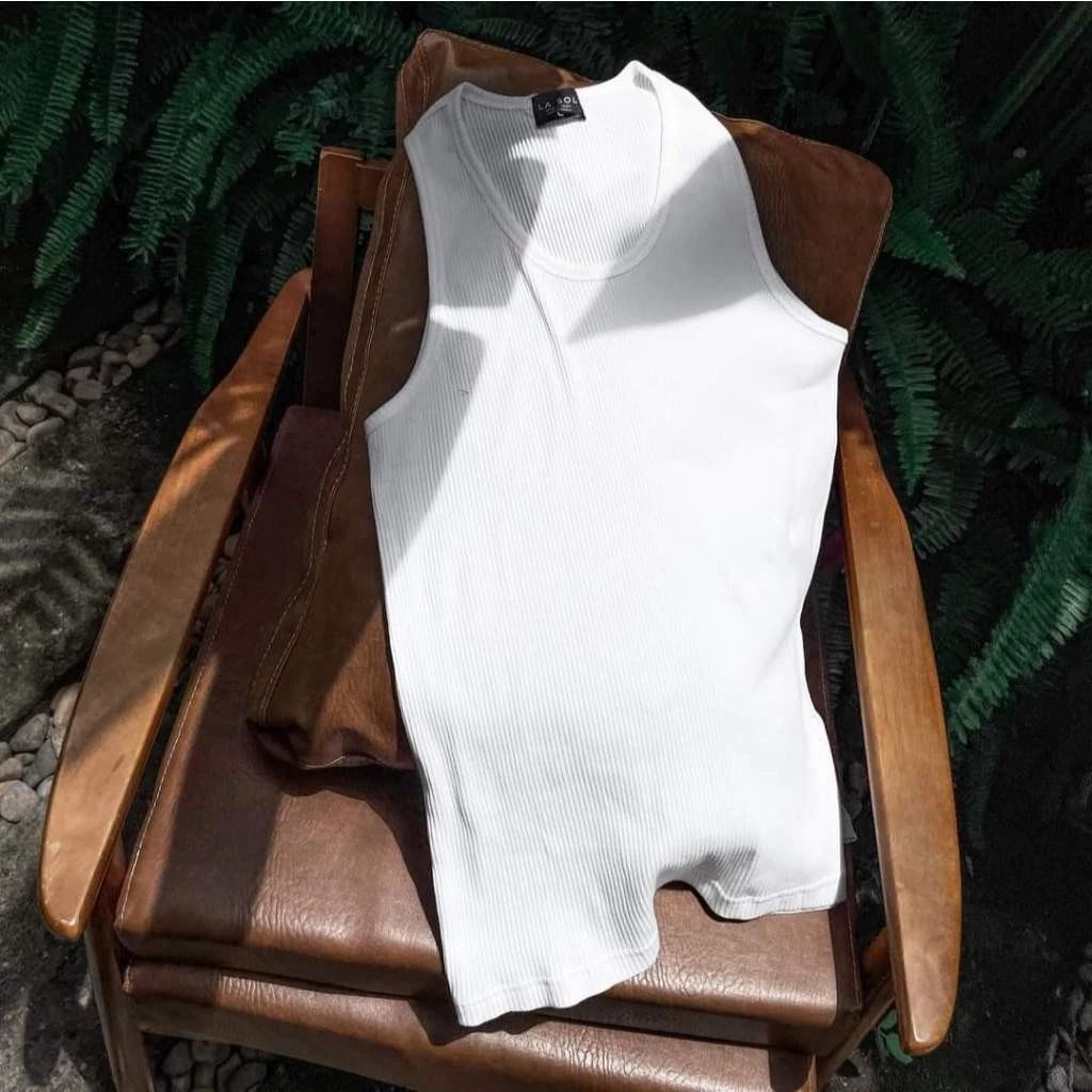  Áo thun tanktop nam TUTO5 Menswear AT08 - áo phông ba lỗ cổ vuông basic cotton gân cao cấp mát mẻ,  trẻ trung, nam tính 