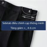  Quần âu nam chỉnh cạp TUTO5 Menswear QDT03 - quần âu tăng cạp chất vải cotton chéo cao cấp form dáng trẻ trung 