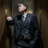  Áo gile nam TUTO5 Menswear AVN03 - áo vest cao cấp ve rộng 2 lớp đai tôm sau lưng cách điệu thiết kế sang trọng lịch lãm 