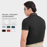  ÁO POLO A02072B SLIMFIT COTTON COMPACT 