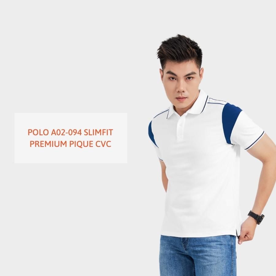  ÁO POLO A02094 PREMIUM PIQUE CVC 