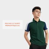  ÁO POLO A02117 SLIMFIT PREMIUM PIQUE CVC 