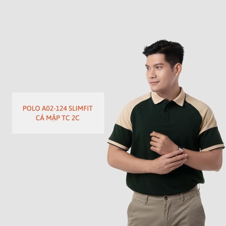  POLO A02124 SLIMFIT CÁ MẬP TC 2C 