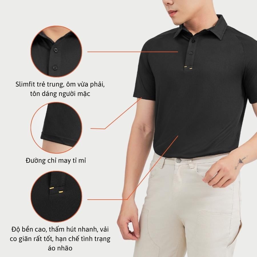  POLO A02128 SLIMFIT POLY ZACKA INTERLOCK 