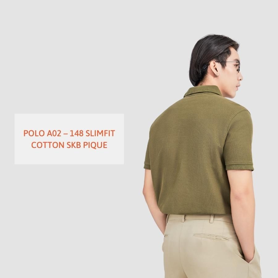  ÁO POLO A02148 REGULAR COTTON SKB PIQUE 