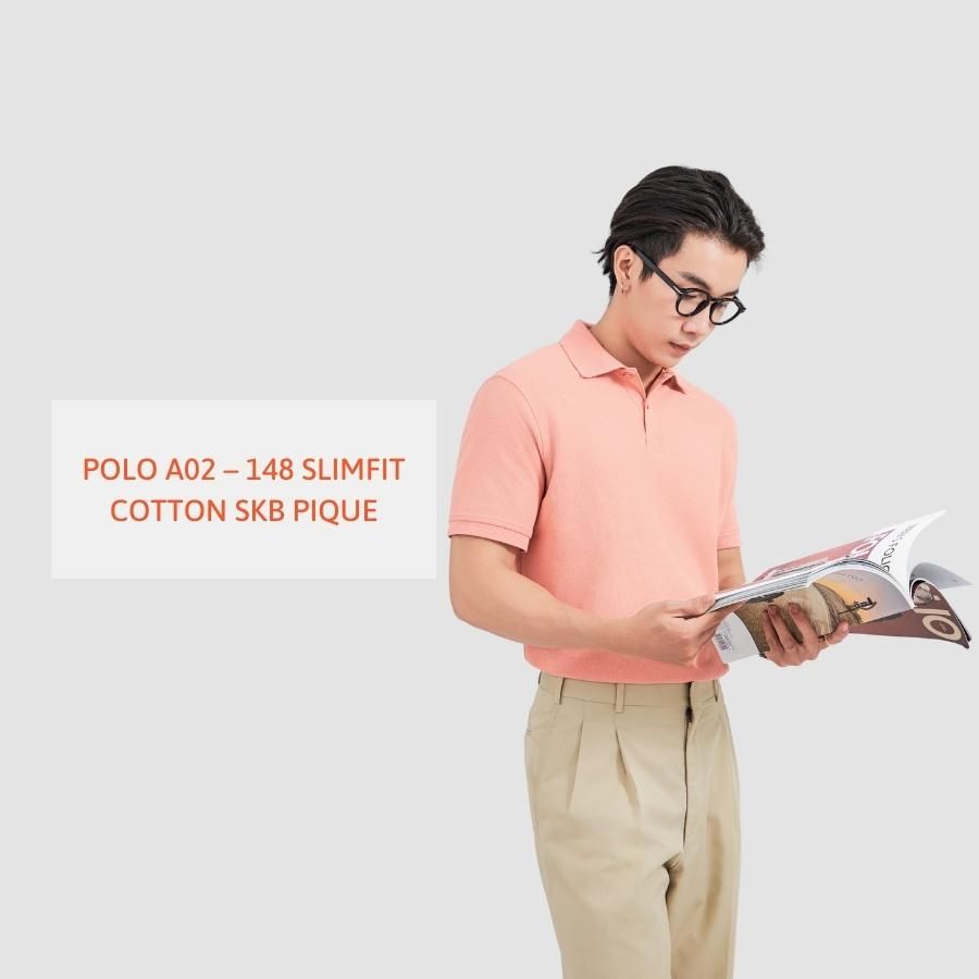  ÁO POLO A02148 REGULAR COTTON SKB PIQUE 