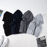  Áo chống nắng nam CN01 - áo chống nắng 2 lớp chất vải cotton thun lạnh cao cấp chống tia UV thông hơi có big size XXL kèm túi cuộn gọn gàng 