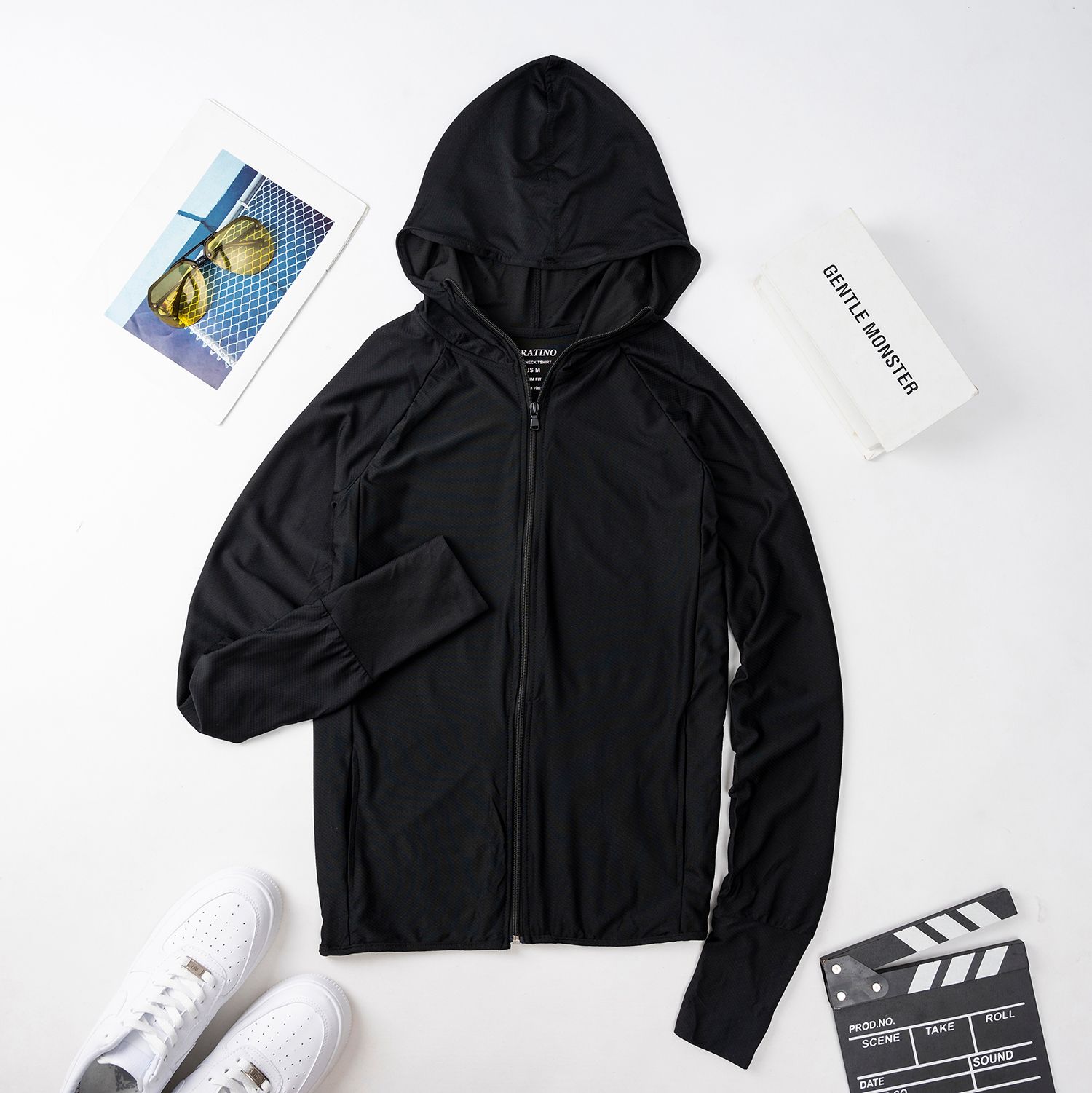  Áo chống nắng nam CN01 - áo chống nắng 2 lớp chất vải cotton thun lạnh cao cấp chống tia UV thông hơi có big size XXL kèm túi cuộn gọn gàng 