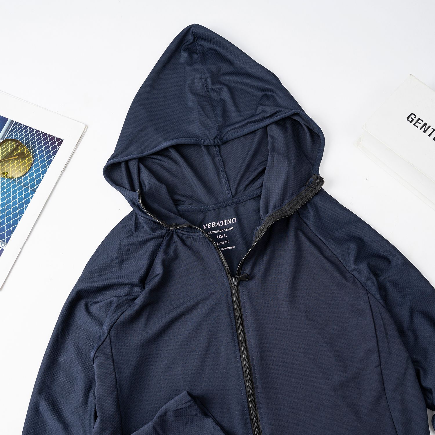  Áo chống nắng nam CN01 - áo chống nắng 2 lớp chất vải cotton thun lạnh cao cấp chống tia UV thông hơi có big size XXL kèm túi cuộn gọn gàng 