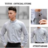  Áo sơ mi nam dài tay kẻ sọc TUTO5  Slimfit chống nhăn TRISTAN448 