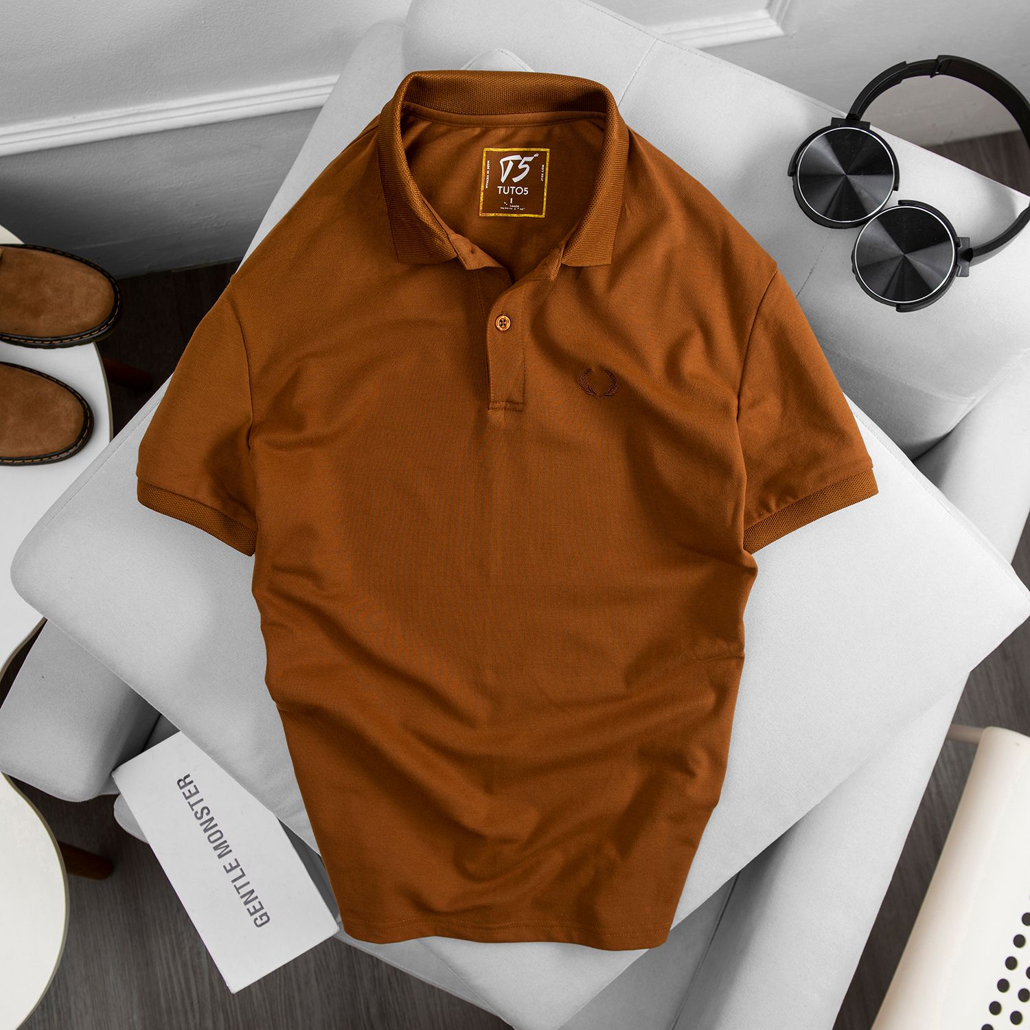  Áo thun có cổ nam ATP01 - áo polo TUTO5 Menswear regular fit premium trơn basic 