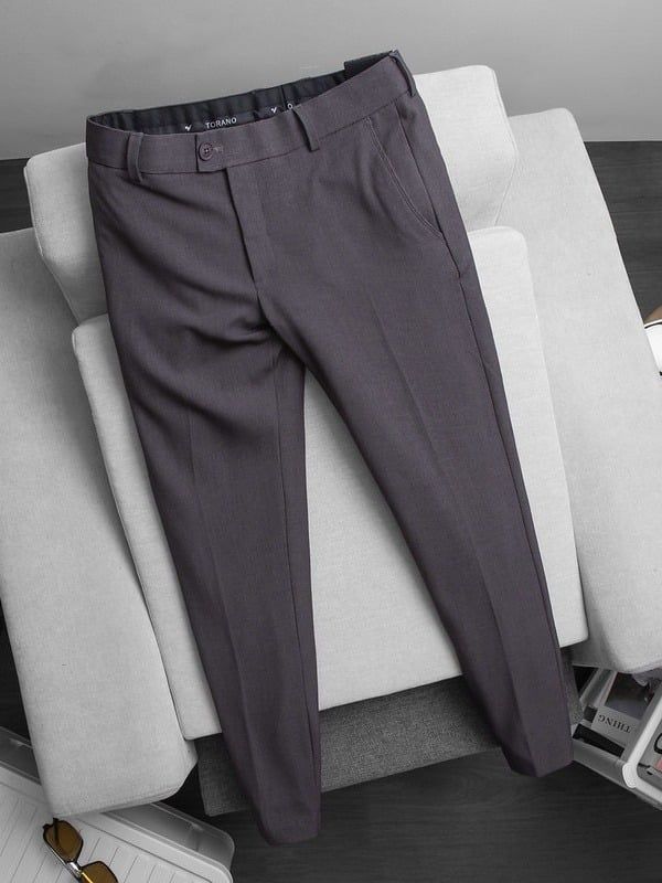  Quần âu nam cạp chun TUTO5 Menswear QDT05 - quần tây nam trơn dáng suông slimfit trẻ trung, năng động 