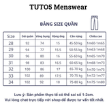  Quần âu nam kẻ caro TUTO5 Menswear QDK01 - quần tây baggy ống côn trẻ trung cotton hàn quốc ít nhăn, tôn dáng, lịch sự 