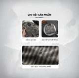  Áo sơ mi nam họa tiết Kelly TUTO5 Menswear SMD04 - sơ mi ngắn tay cổ vest vải đũi thô hàn thoáng mát, form thoải mái 