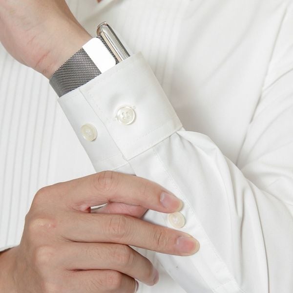  Áo sơ mi trắng nam TUTO5 Menswear SMT02 - sơ mi xếp ly gấp hộp sơ mi công sở ,sơ mi cho chú rể cao cấp ( Có Bigsize) 