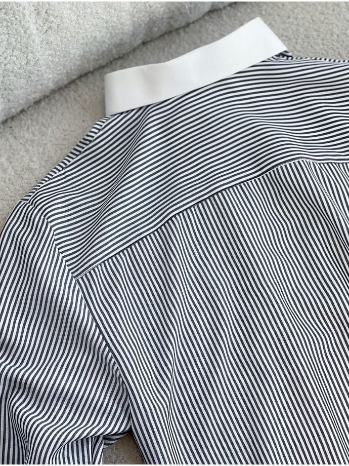  Áo sơ mi nam kẻ sọc TUTO5 Menswear SMK01 - sơ mi nam tay dài button down cotton cao cấp phong cách hàn quốc,thanh lịch 