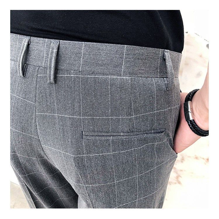  Quần âu nam kẻ caro TUTO5 Menswear QDK01 - quần tây baggy ống côn trẻ trung cotton hàn quốc ít nhăn, tôn dáng, lịch sự 