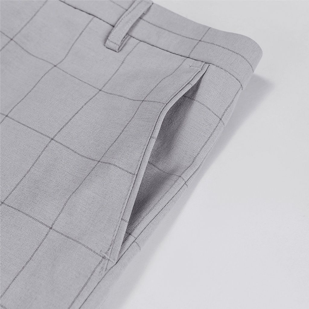  Quần âu nam kẻ caro TUTO5 Menswear QDK01 - quần tây baggy ống côn trẻ trung cotton hàn quốc ít nhăn, tôn dáng, lịch sự 