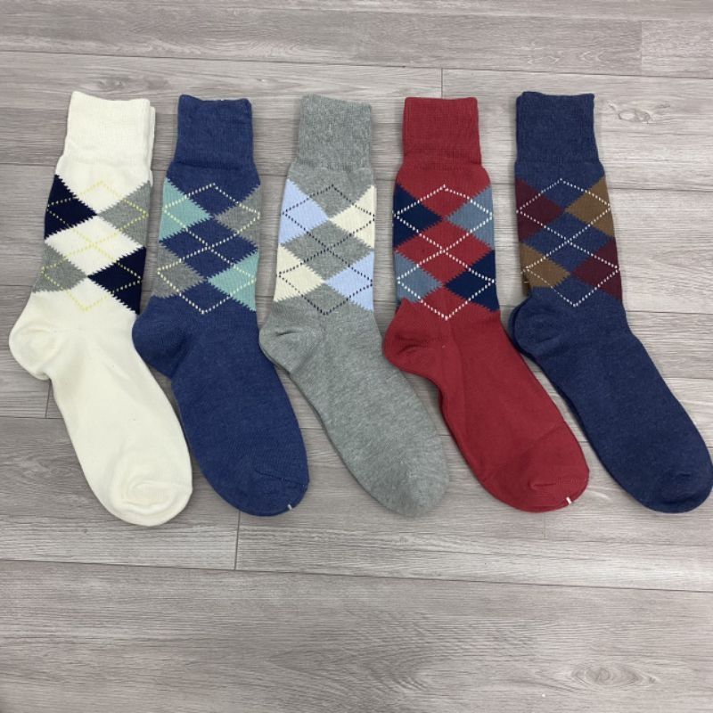  Tất nam quả trám cao cổ đi giày tây TUTO5 Menswear ST03 - vớ dài chất liệu cotton cao cấp hàng dệt kim xuất khẩu 