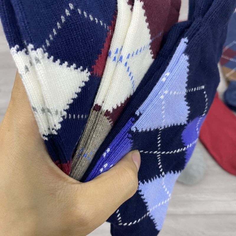  Tất nam quả trám cao cổ đi giày tây TUTO5 Menswear ST03 - vớ dài chất liệu cotton cao cấp hàng dệt kim xuất khẩu 