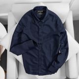  Áo sơ mi trắng nam SMT04 - sơ mi dài tay Slim fit Oxford trơn 