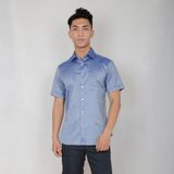  Áo sơ mi nam ngắn tay trơn Slim fit chống nhăn ZARA6 