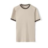  Áo thun nam cổ tròn Deline TUTO5 Menswear AT05 - áo phông phối màu vải cotton Pique dày dặn, mềm mịn, trẻ trung Hàn quốc 