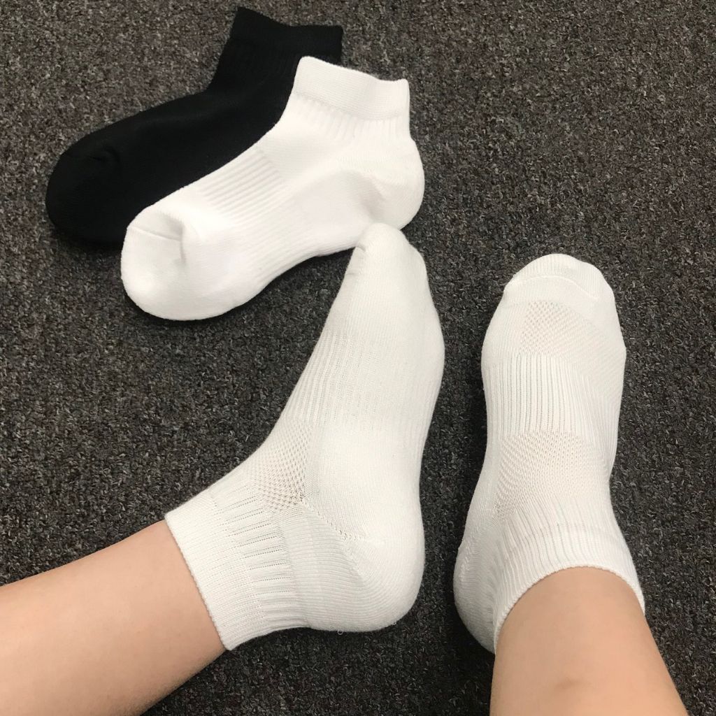  Tất thể thao nam nữ TUTO5 Menswear ST02 - vớ cổ ngắn chạy bộ, cầu lông, bóng bàn, tennis 