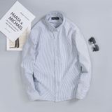 Áo sơ mi nam Oxford kẻ TUTO5 Menswear SMK02 - sơ mi dài tay Button Down cao cấp phong cách Hàn Quốc 