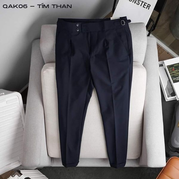 Quần âu nam sidetab TUTO5 Menswear QDT04 - quần tây nam cạp cao 2 khuy phong cách hàn quốc cao cấp kiểu mới trẻ trung 