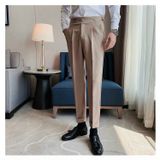  Quần âu nam sidetab TUTO5 Menswear QDT04 - quần tây nam cạp cao 2 khuy phong cách hàn quốc cao cấp kiểu mới trẻ trung 