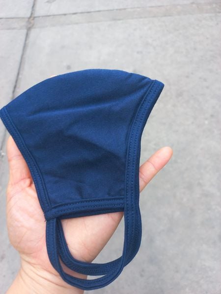  Khẩu trang vải thun TUTO5 Menswear KT01 - khẩu trang đen/trắng cotton dệt kim 2 lớp kháng khuẩn, khử mùi, tái sử dụng 